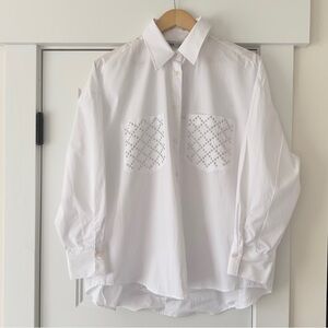 New Zara White Women’s Casual Shirt.